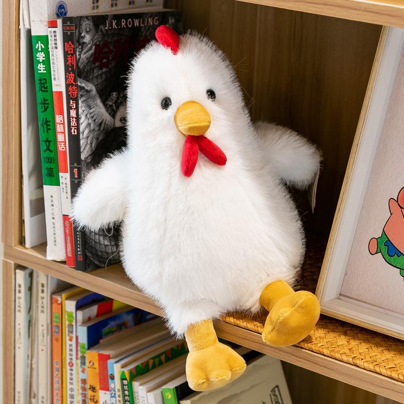 Milo chicken plush toy children sleep soothing throw pillow small yellow chicken doll home ornament activity gift