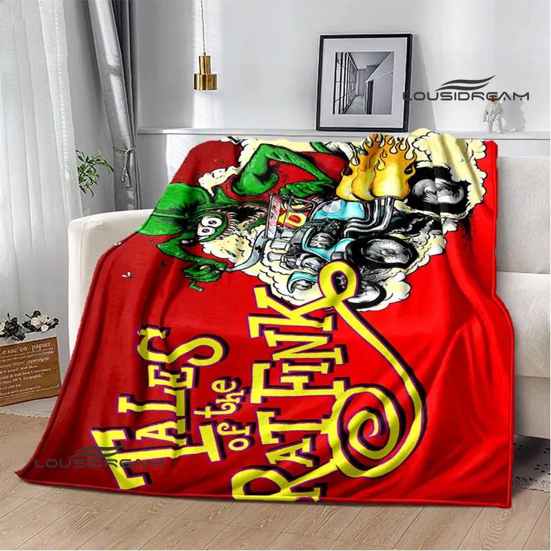 Сказки о Крысе Финке Аниме Плед для пикника Фланелевый Мягкий и Удобный Домашний Дорожный Плед Подарок на День Рождения Плед для Кровати