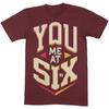 You Me At Six Хлопковая футболка унисекс для взрослых Cube