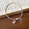 Gravel Simple Flower Crystal Square Bracelet Korean High-end Bracelet Niche Versatile Jewelry Women