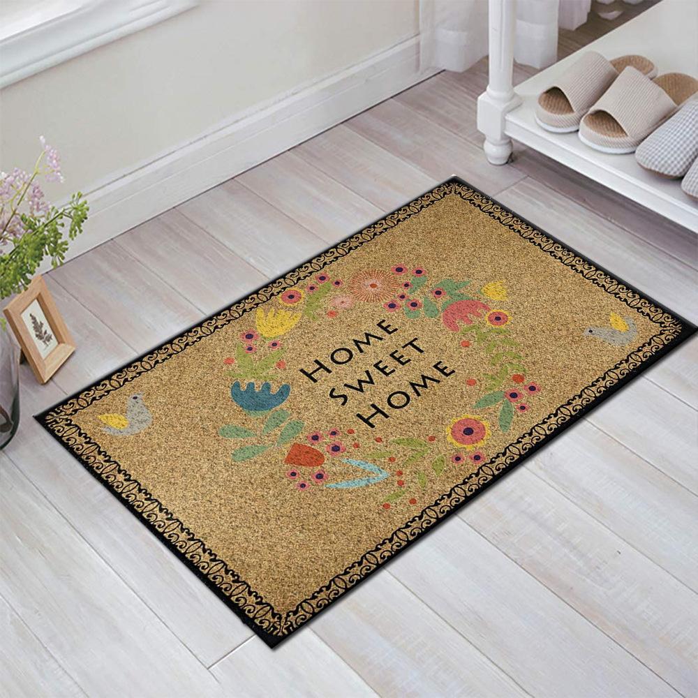 Fresh Home Can Be Cut Pvc Door Mat Non-Slip Spinneret Floor Mat Plastic Dust Carpet Diy
