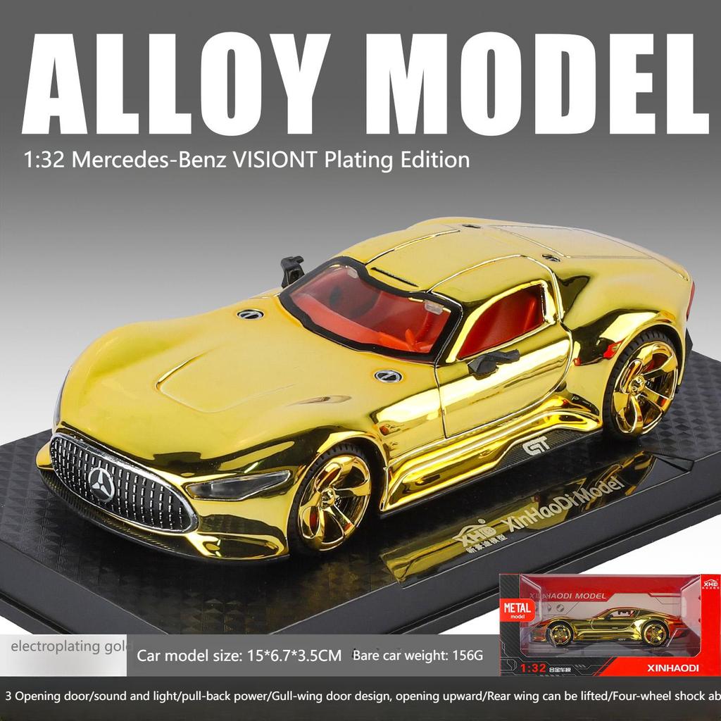 AATB1 1:32 Benz VISION GT Super Concept Sport Car Alloy Diecast Model Car High Simulation Home Trendy Ornaments Collection Hobby Gifts