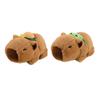 Lovely Capybara Animal Slap Snap Wrap Wristband Bracelet Plush Stuffed Animal Kawaii Capybara Hand Ring Wristband Kid Funny Toys