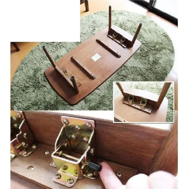 4/1PCS Folding Bracket Iron Folding Lock Extension Table Chair Bed Leg Foldable Support Brackets Hinge Self Lock Hinges Hardware