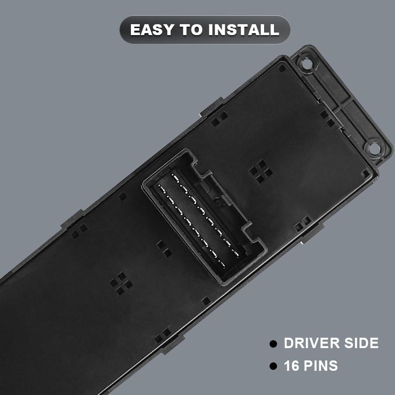 93571-1D200 Front Master Main Power Window Switch For KIA Rondo Carens 2007 2008 2009 2010 2011 2012 935711D200 935701D301 Black