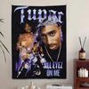 SShakur Rapper Album Tapestry Wall Art Bedroom Decor Backdrop Banner Ideal for Home Living Room Decoration