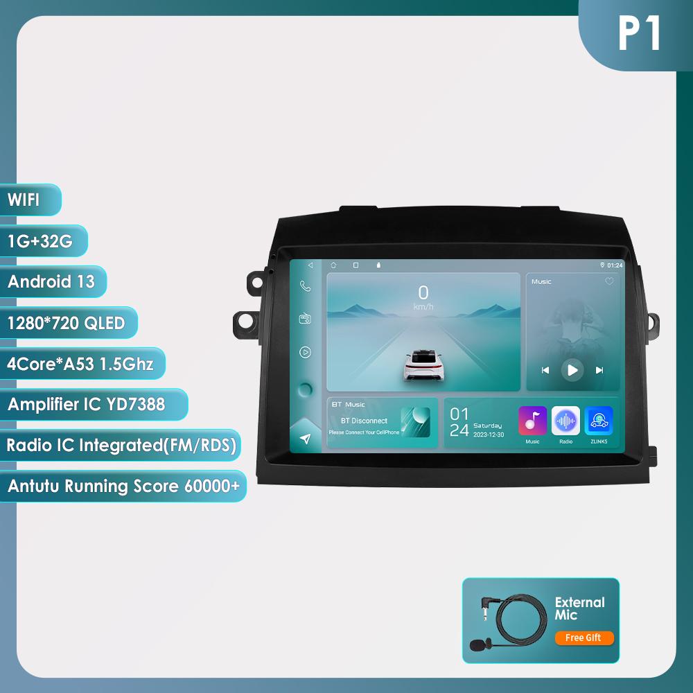 Hizpo Головное устройство 8G + 128G для Toyota Sienna 2 XL20 2003-2010, автомобильное радио, мультимедийный видеоплеер, навигация, стерео, GPS, Android, авто, Carplay, 4G, авторадио