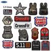 Нарукавная повязка CrossFit и нашивка на тактический жилет - Коллекция снаряжения для активного отдыха, материал Hypalon, несколько стилей