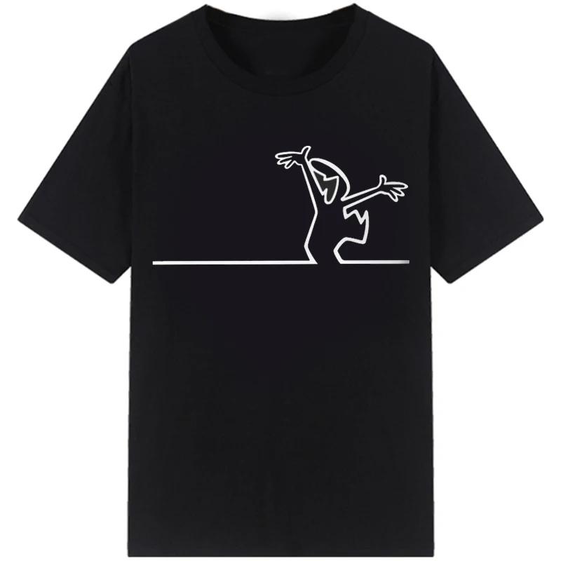 La Linea The Line Osvaldo Cavandoli Tv T Shirt Unisex Happy Fashion Unisexs Tshirts Streetwear Tee Round Neck Casual Tops Camisetas