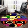 Game Rainbow Friends Print Round Rug, Washable Floor Carpet, For Entryway Dorm Laundry Room Office Study, Home Decor Birthday Christmas Gift