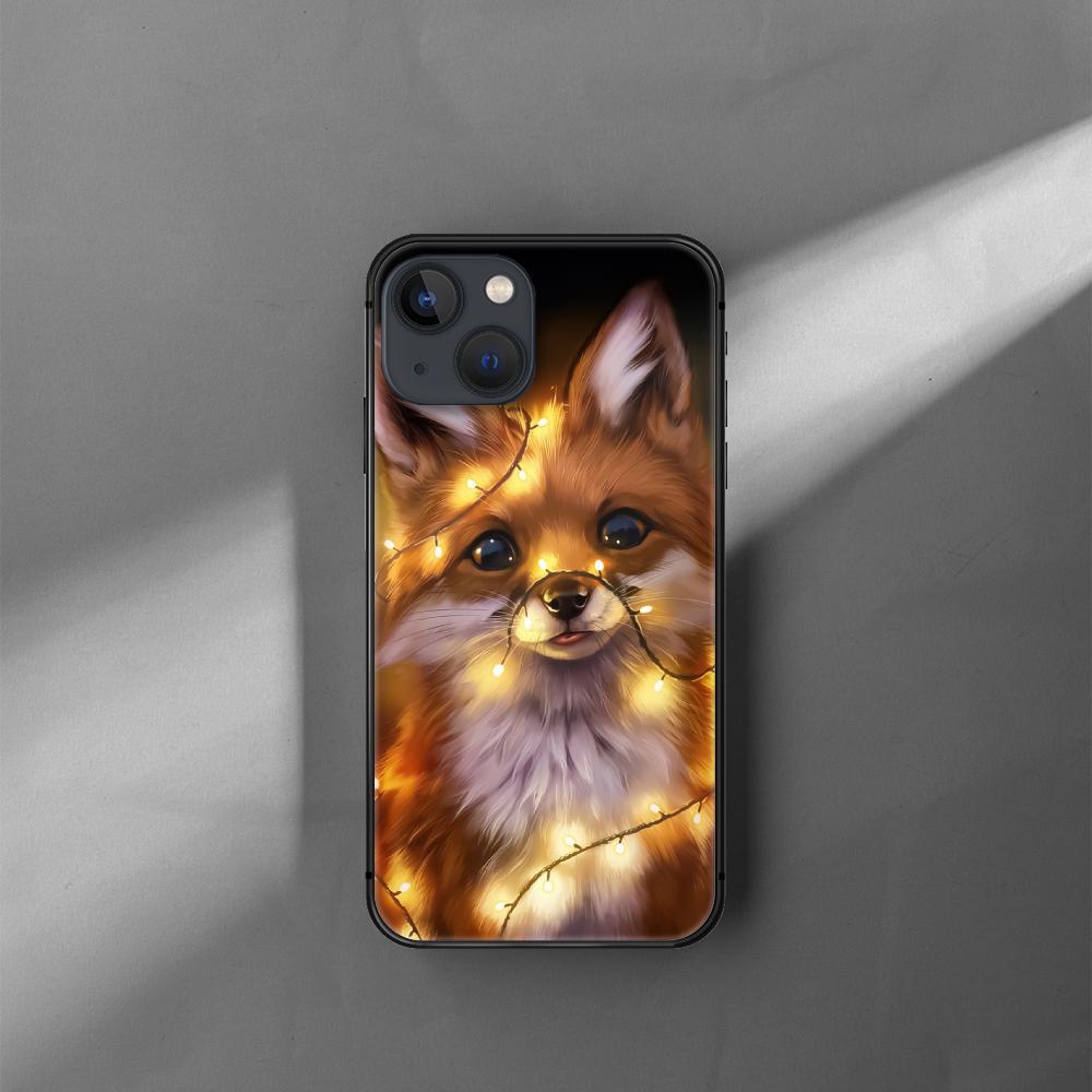Чехол для телефона с милым животным лисы для iPhone Samsung Galaxy Redmi Xiaomi Oppo OnePlus Note SA 7 8 9 10 11 12 13 14 20 21 22 23 53 54 Pro Max Plus Ultra