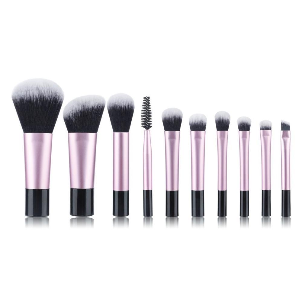 10pcs/set Soft Bristles Cosmetic Brush Professional Makeup Tool Durable Make Up Supplies