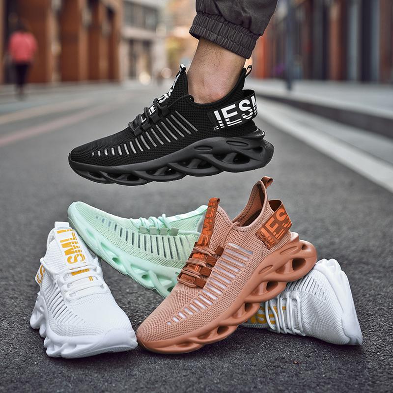 Fashion Men Breathable Running Shoes High Quality Fashion Unisex Couple Light Athletic Sneakers Women Athletic Trainers 2024 Plus Size