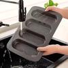 French Style Nonstick Bakery Mold With Punctured Loaf And Hot Dog Buns For Home Baking