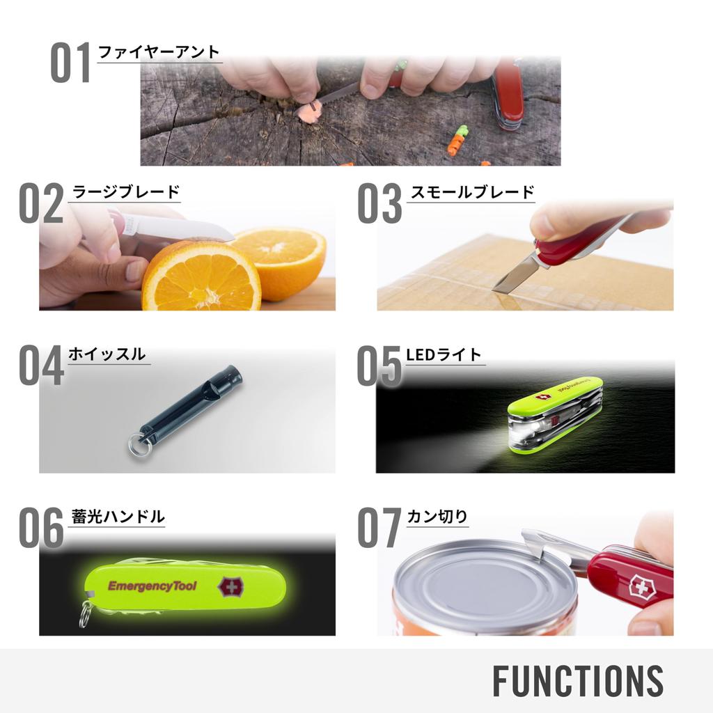 Victorinox Аварийный инструмент Huntman Light со свистком Многофункциональный нож Товары для предотвращения стихийных бедствий Светящийся светодиодный фонарь Альпинизм Пеший туризм Кемпинг