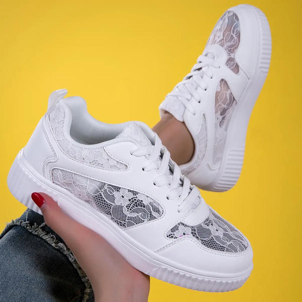 Sneakers Women Shoes Women Sport Shoes Lace White Shoes Women's Shoes Board Shoes