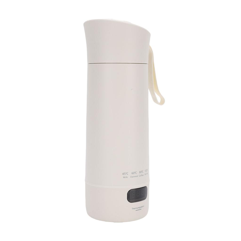 Travel Electric Kettle 300W 400ml Stainless Steel 3 Minutes Fast Heating Portable Small Hot Water Boiler with Display