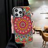 Ударопрочный чехол для телефона в стиле мандалы для iPhone 17 Air 16 16E 15 Pro Max 14 Plus 13 Mini 12, задняя крышка, противоударный Fundas