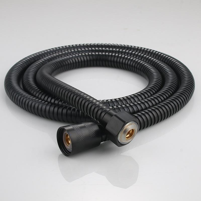 3 Ways Black Color Modern Shower Head Set  Handheld Shower Head with  Hose and Holder