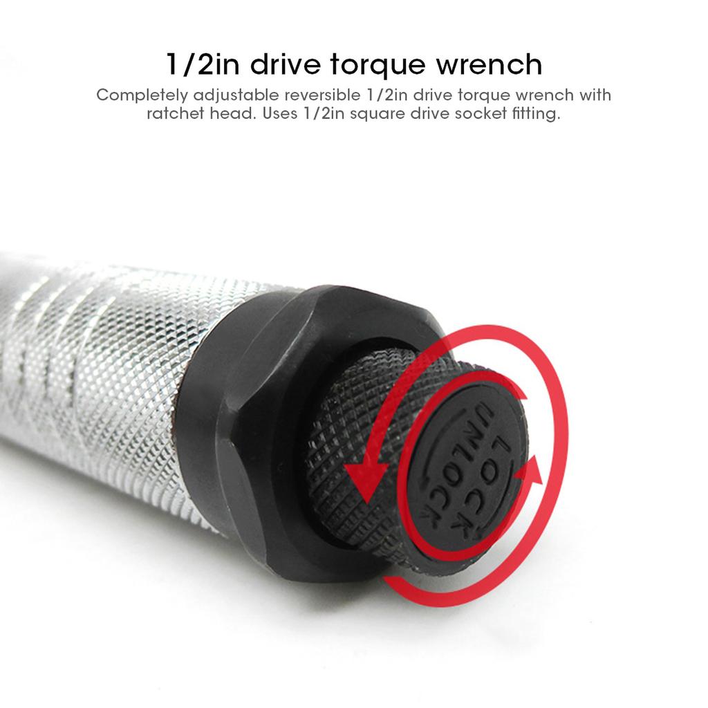 12in 28210Nm Torque Wrench High Precision Preset Ratcheting Spanner Car Repair ToolsWith