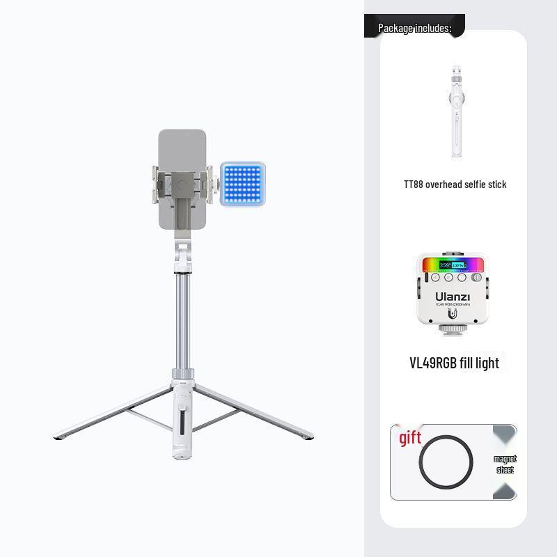 2025 TT88 Многопозиционная подставка для телефона: Палка для селфи и настольный штатив для горизонтальной/вертикальной съемки