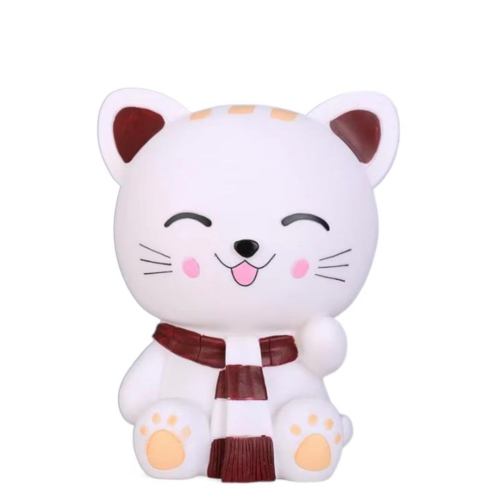 Мультфильм Счастливый Кот Украшение Милый Животный Сберегательный Горшок Простая Маленькая Кошка Копилка Детская Игрушка