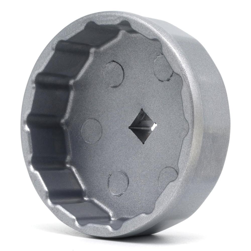 Алюминиевый 74 мм Автомобильный ключ-головка для масляного фильтра Инструменты для снятия Метрическая система Стальной съемник головок Чашка-колпачок Ключ для масляного фильтра