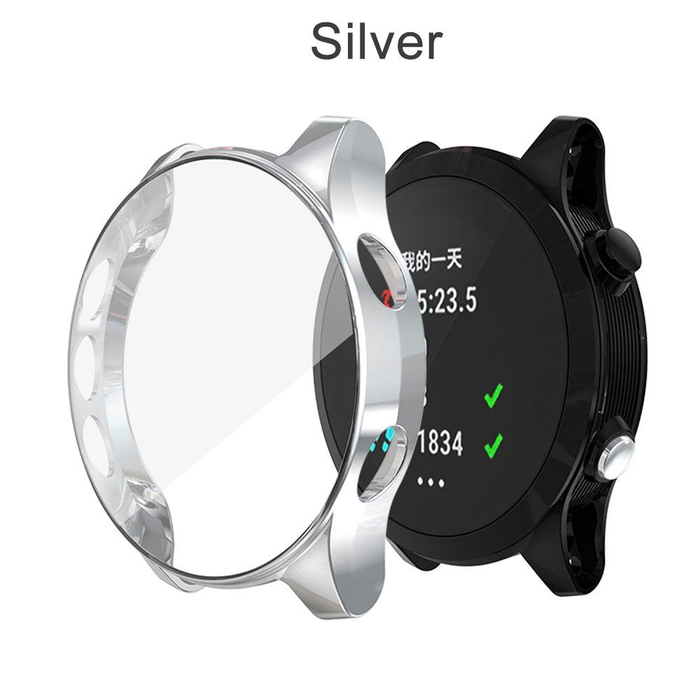 Smart Silicone Shell Electroplated Screen Film Touch Protective Cover TPU Watch Case