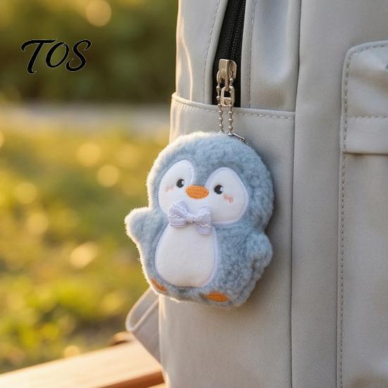 Animal Hanging Toy Penguin Plush with Ball Chain, Cartoon Keychain Stuffed Doll Pendant, for Backpack Bag Charm Pendant