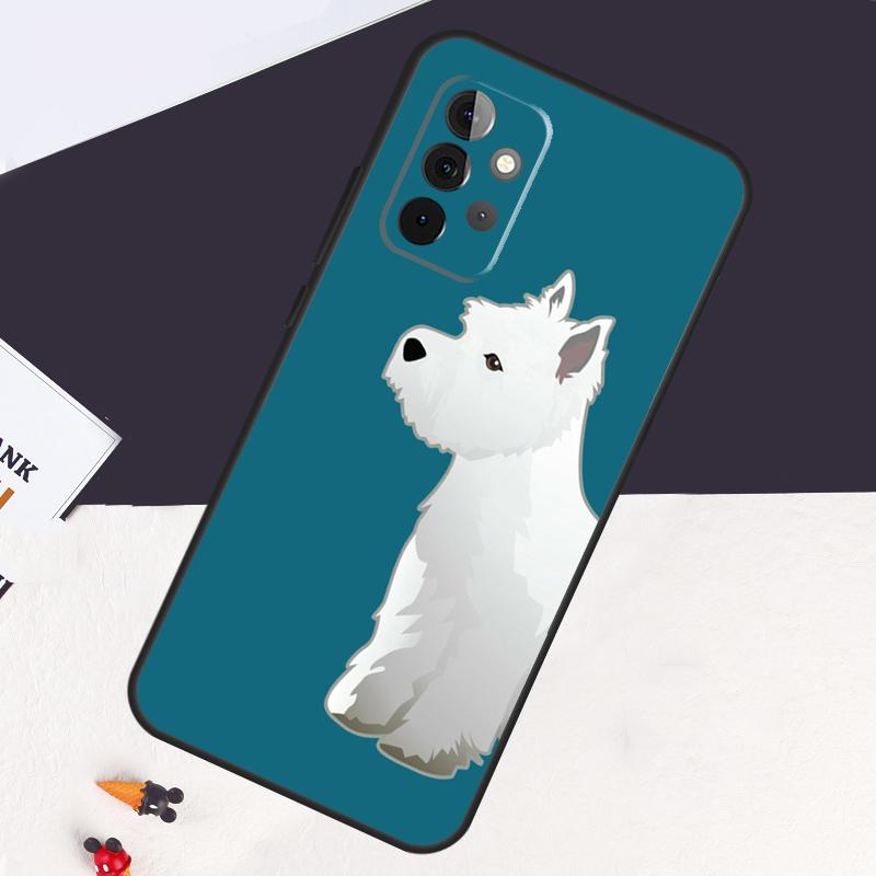 Westie Scottie Scottish Terrier Case For Samsung Galaxy A53 A15 A22 A52 A32 A54 A14 A16 A26 A36 A56 A55 A35 A05 A06 A33 A13