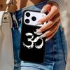 Aum om Намасте символ цветочный дзен йога Чехол для телефона Для iPhone 17 Air 14 15 13 12 Max Чехол Для Apple 16 16e 11 Pro Max Plus Coque