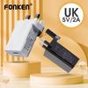 FONKEN 5V 1A/2A UK зарядное устройство USB настенное зарядное устройство адаптер питания домашняя зарядка для телефонов планшетов настенный адаптер