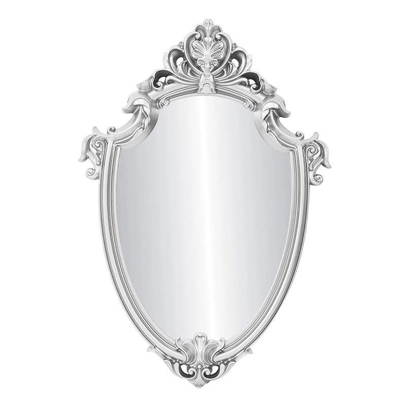 Винтажное зеркало для макияжа в золотой раме, декоративное настенное зеркало, маленькое скандинавское ретро-зеркало для макияжа, свадебный подарок