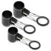3pcs Folding Stainless Steel Fishing Rod Guides Repair Kit DIY