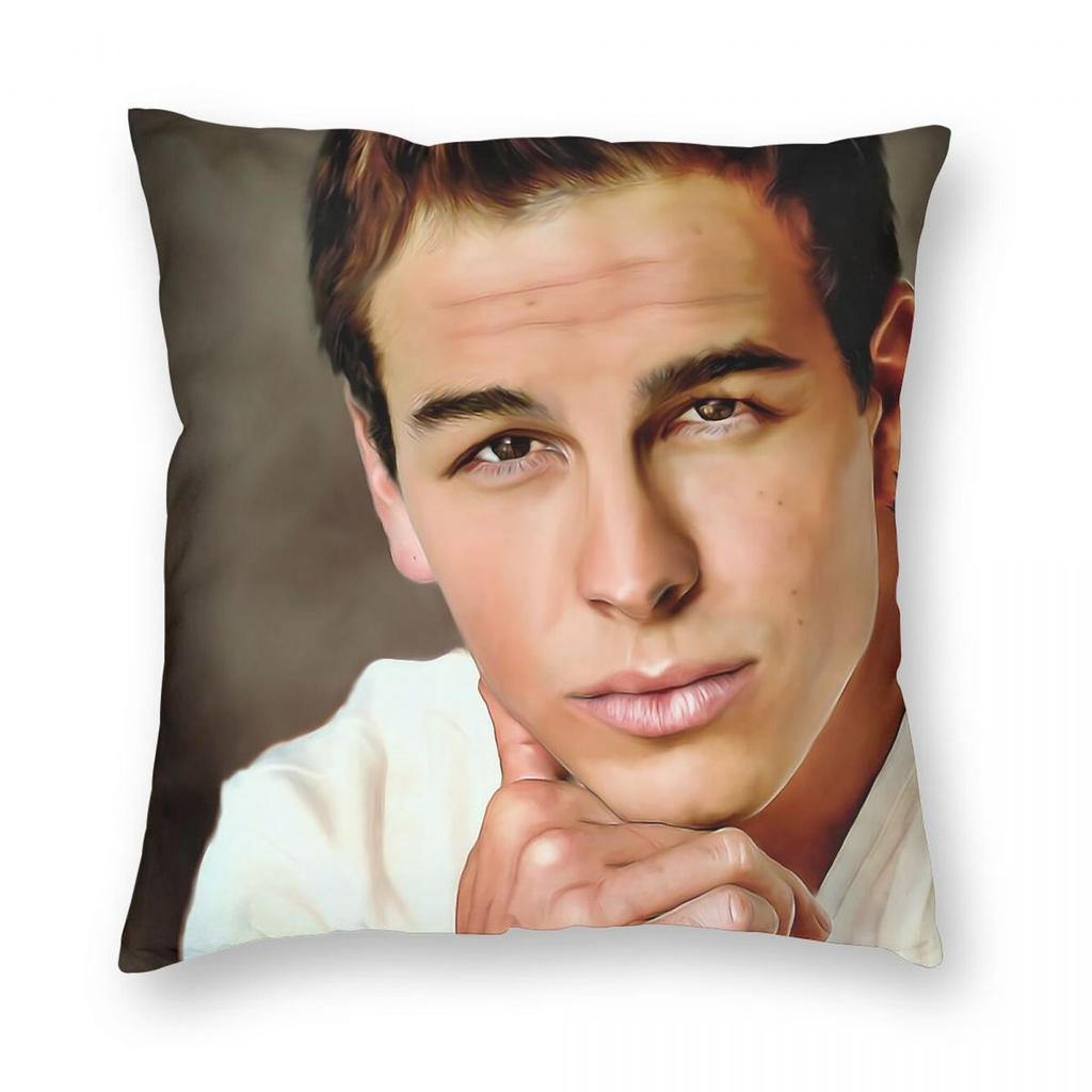 Mario Casas Spanish Actor Pillowcase Polyester Linen Velvet Pattern Zip Decorative Sofa Seater Cushion Cover