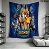 Digimon Heroes Epic Battles Await Tapestry Fashion Print Background Cloth Wall Covering Decoration Atmospheric Background Cloth Home Decor
