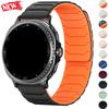 Магнитный ремешок-петля для Samsung galaxy watch 8/8 classic силиконовый спортивный ремешок для galaxy ultra 2025/7 ultra двухцветный браслет