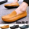 Новейшие модные повседневные туфли-лодочки, мужская обувь для вождения автомобиля, обувь большого размера 38-47