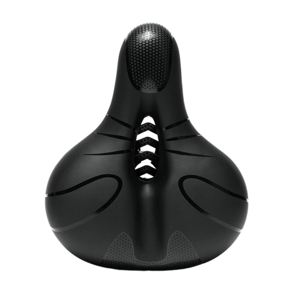 Bike Seat for Men Women Waterproof Accessories Wide with Reflective Strip Comfort Soft Indoor Outdoor Center Cutaway Bike Saddle