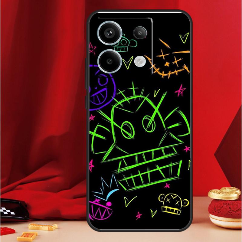Чехол для телефона Аниме Аркейн Джинкс Для Xiaomi Redmi Note 13 Pro 12 10 9 8 11 Pro 12S 11S 10S 9S 10A 9C 10C 12C 13C