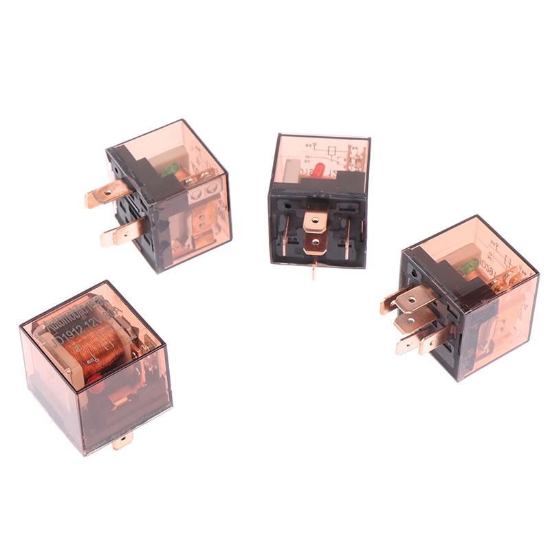 Automotive Relay 12V 80A 4Pin 5Pin Spdt High Capacity Switching Car Control Device Car Relays