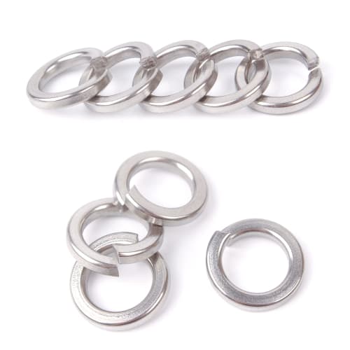 JUNYON Spring Washer Set, Washer Combination, M2-M10, 300-Piece Set, DIY Crafts, Repairs, 304 Stainless Steel