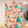 Christmas and Halloween Printed Blanket for Sofa Travel Camping Living Room Office Conditioning Blanket for All Seasons Gifts