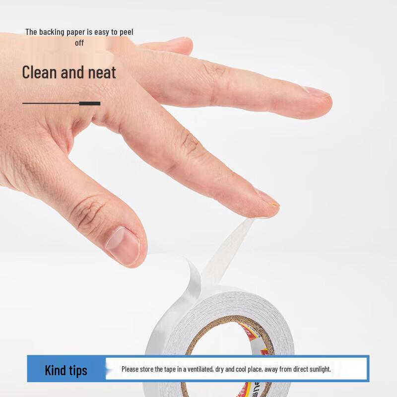 Deli 30437 Double-Sided Cotton Paper Tape