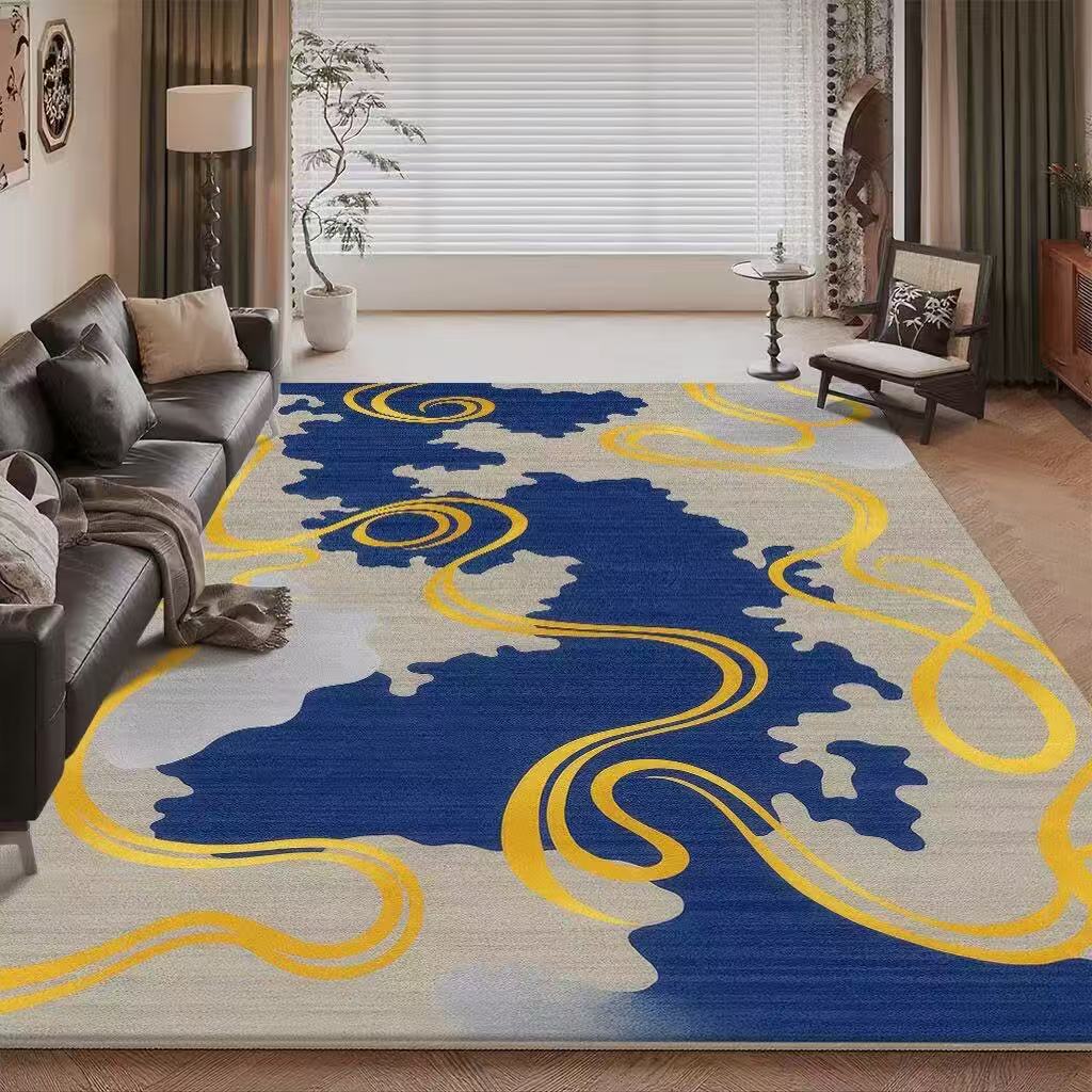 Ковер для гостиной, дивана, журнального столика, декоративный ковер, грязеотталкивающий и простой в уходе, ковер для большой площади