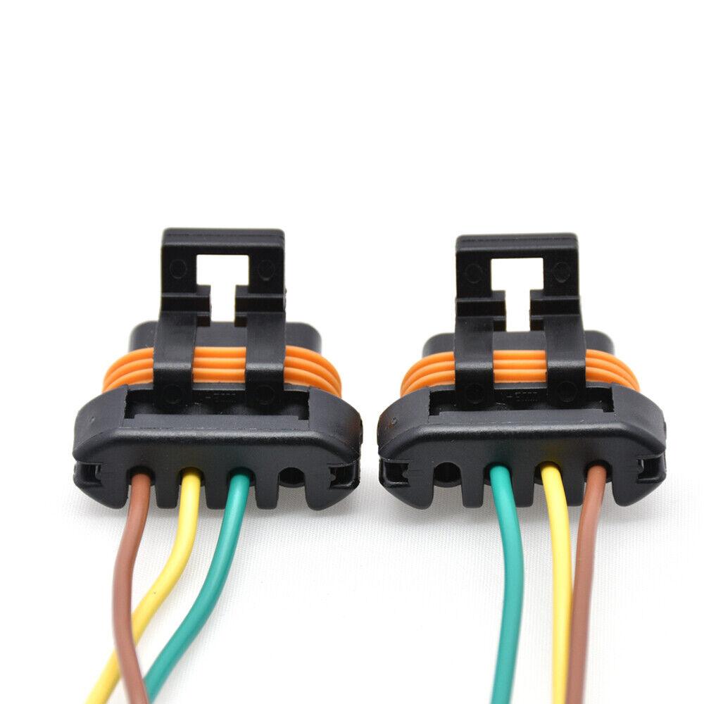 Новый 2X LED Жгут проводов фары Комплект для ремонта разъема Для Polaris RZR 800 900 2411711 2411712