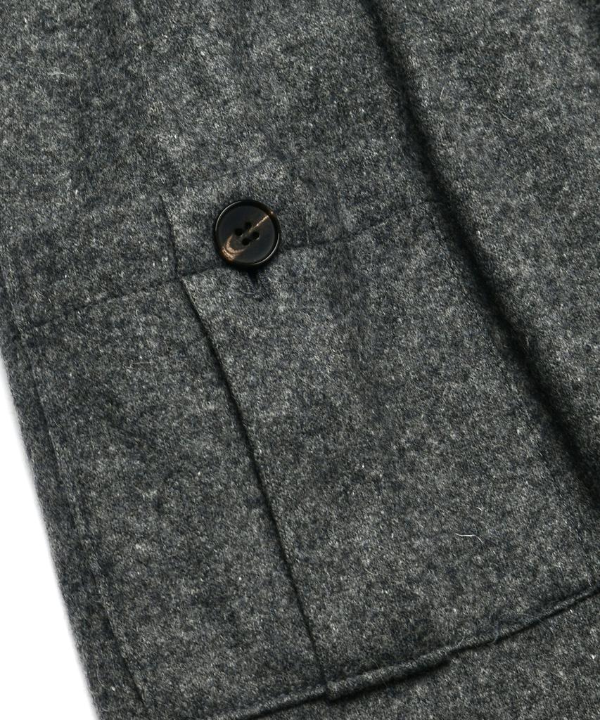 Широкие брюки-карго Moseu Wool_Серые