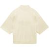 Fear of God Athletics Heavy Jersey 3/4 Mock Tee Pale Yellow Men Streetwear IS6840