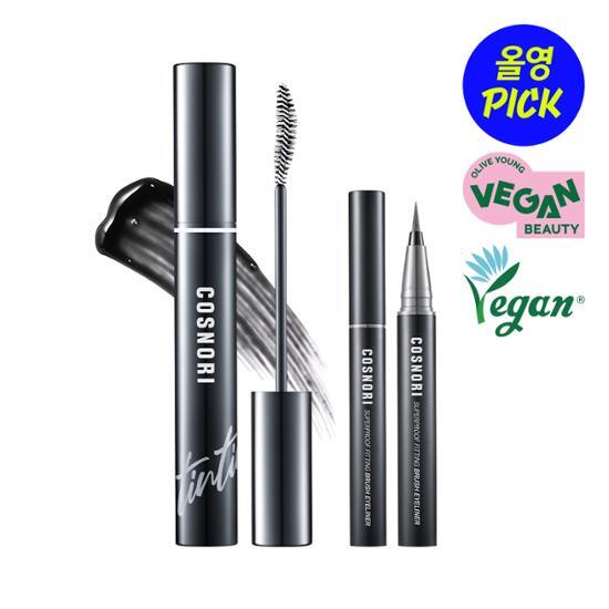 COSNORI Eyelash Tinting Serum Vegan Black Eyelash Nutrient Project (предоставлена подкладка из пепла)