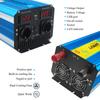 Инвертор чистой синусоиды, беспроводной пульт дистанционного управления, 12 В/24 В постоянного тока в 220 В переменного тока, 3500 Вт/7000 Вт, преобразователь напряжения с двойной розеткой переменного тока, 220 В, инвертор для кемпинга